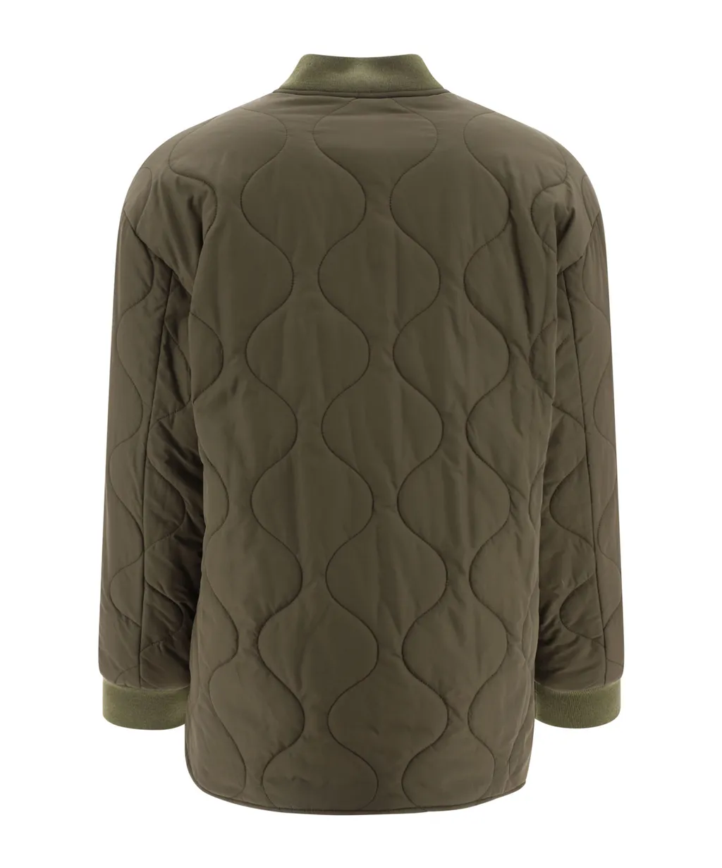 Quilted Bomber Jacket