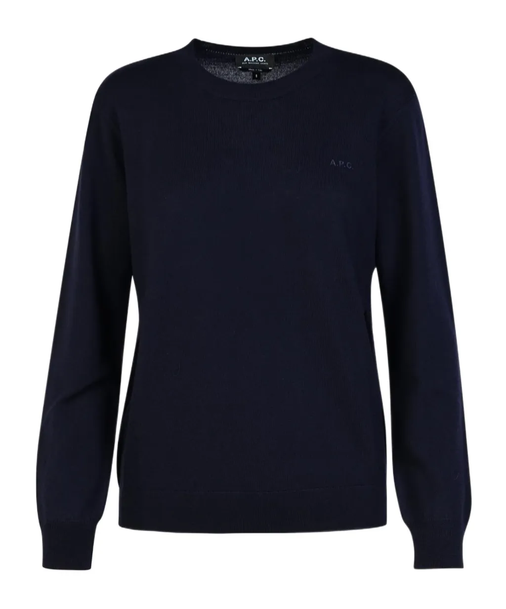 Logo Embroidered Knit Jumper