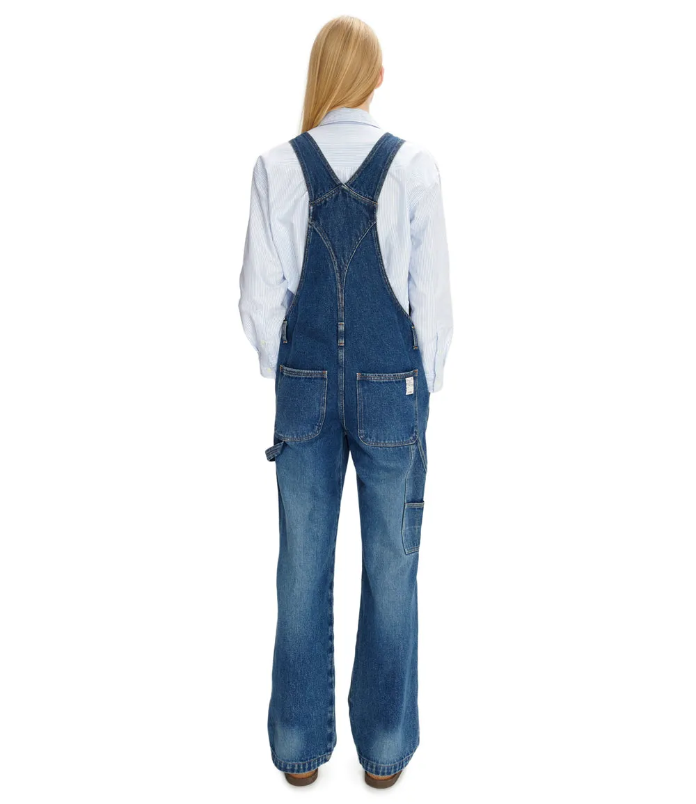 Sleeveless Denim Jumpsuit