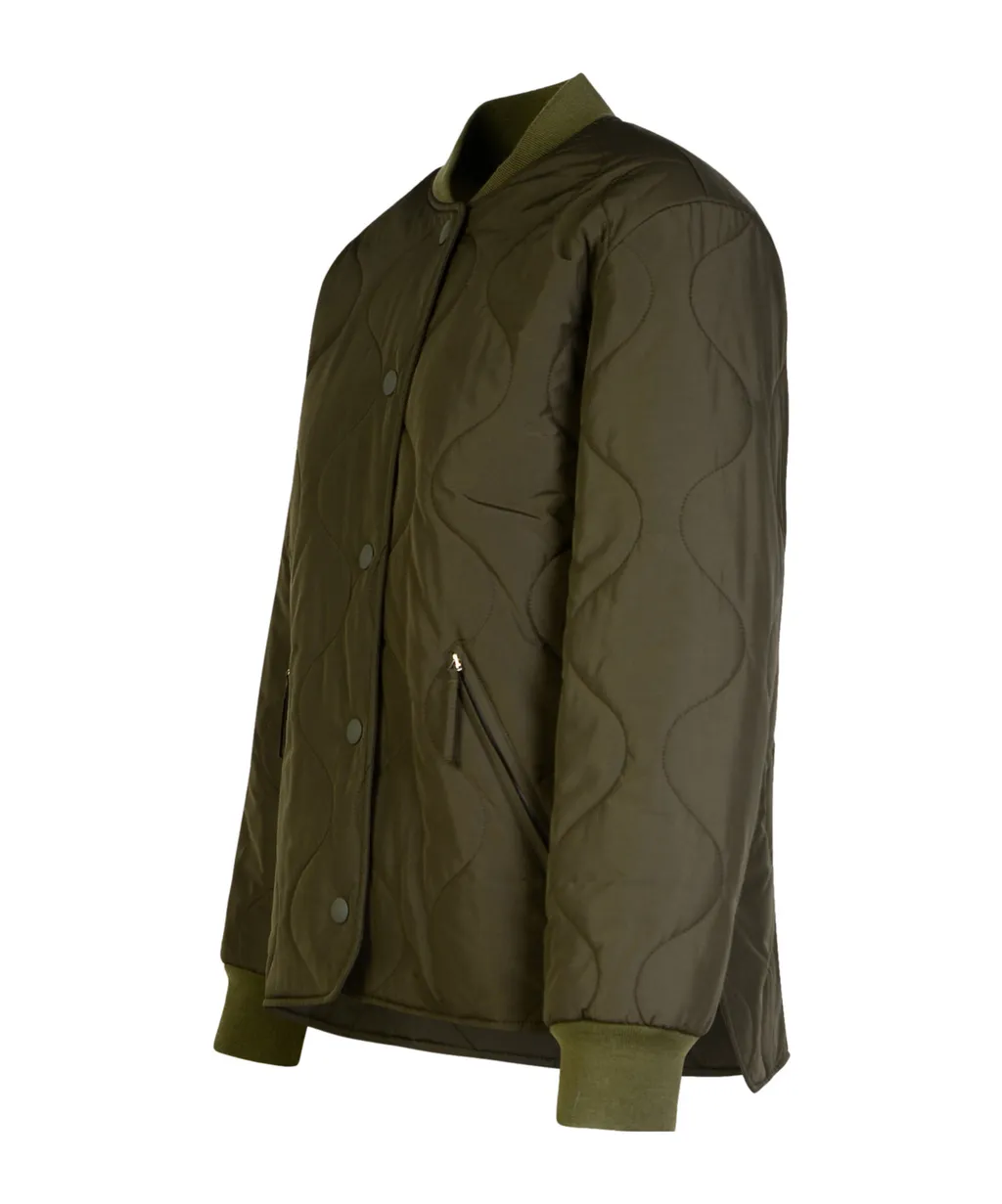 Quilted Buttoned Jacket