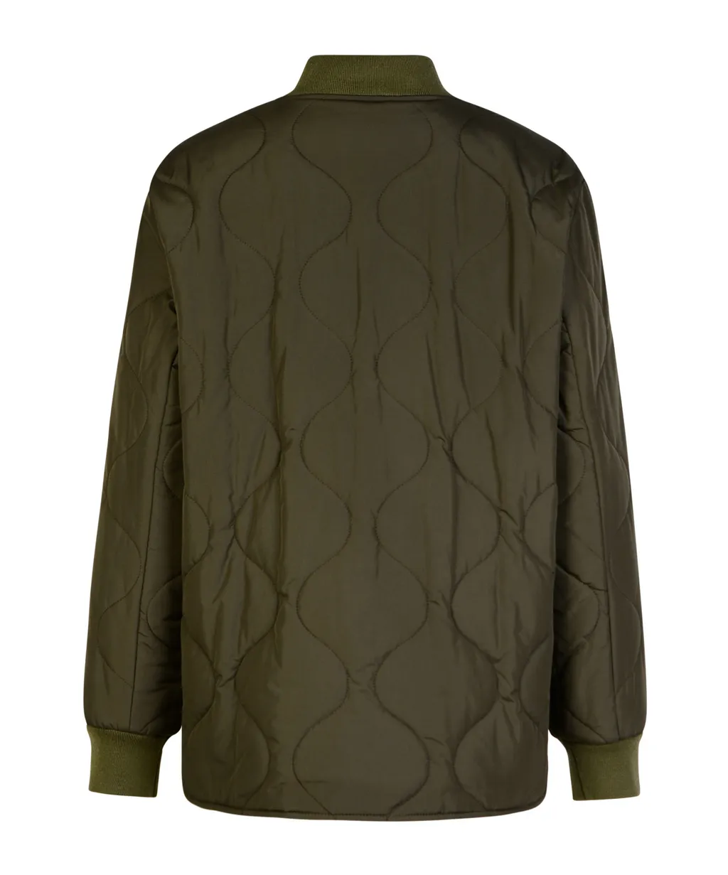 Quilted Buttoned Jacket