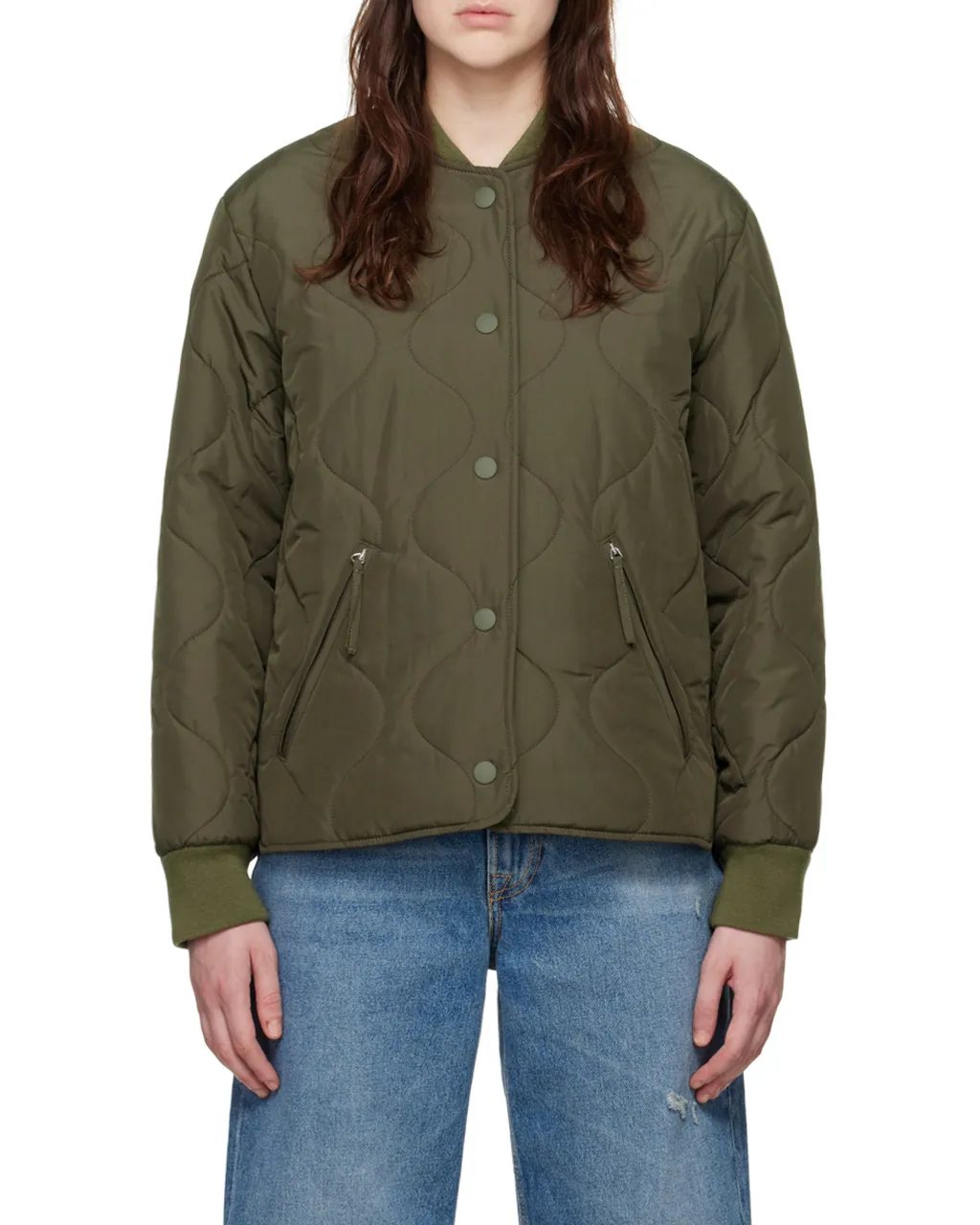 Quilted Buttoned Jacket
