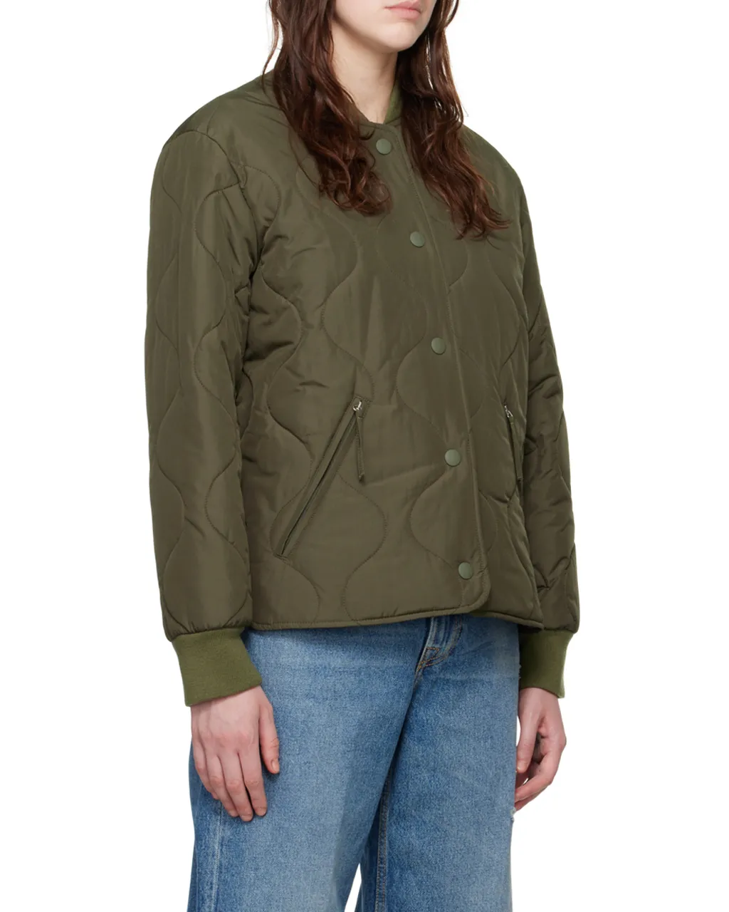 Quilted Buttoned Jacket