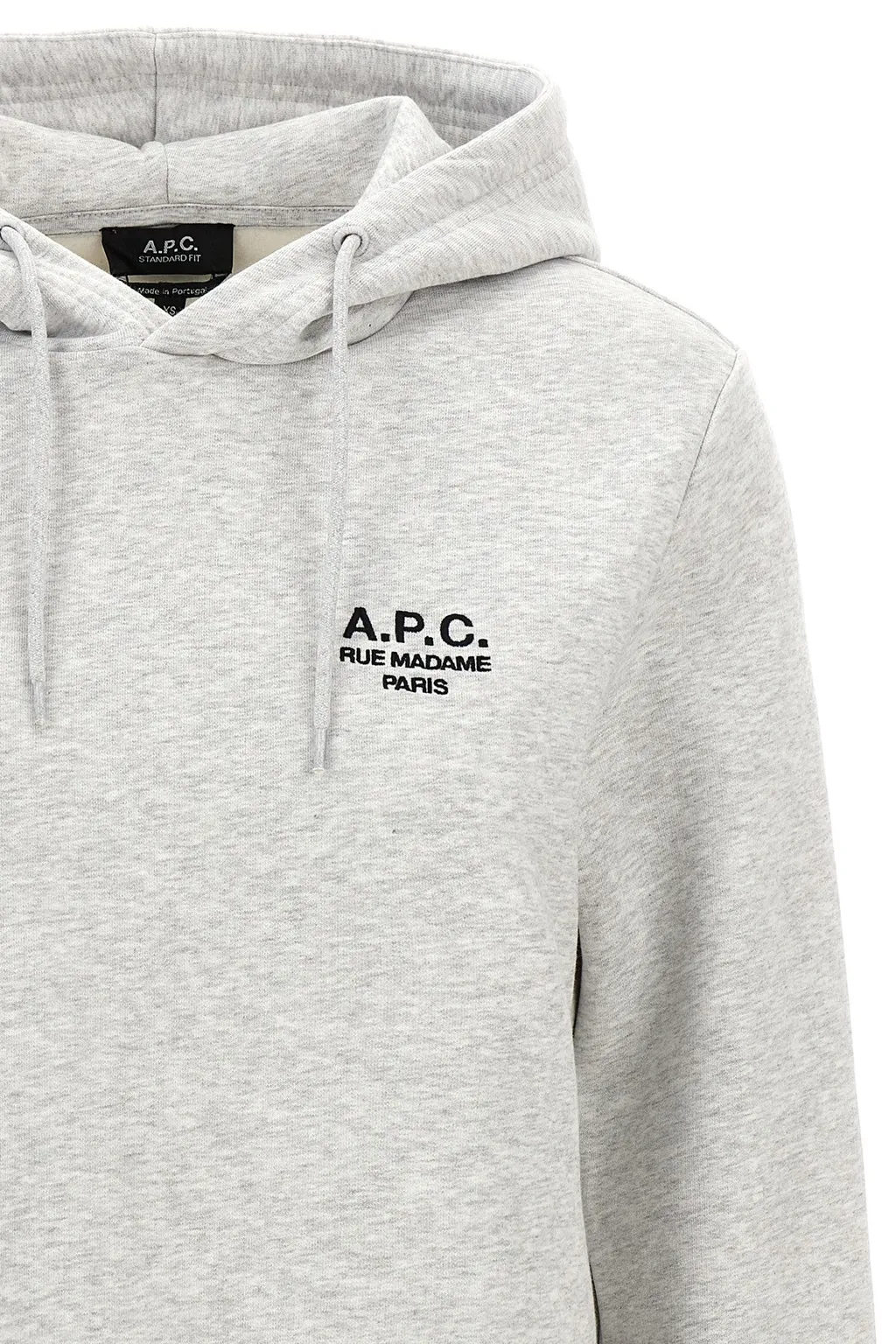 Logo Embroidered Drawstring Hoodie