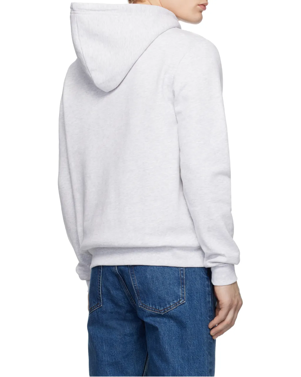 Logo Embroidered Drawstring Hoodie