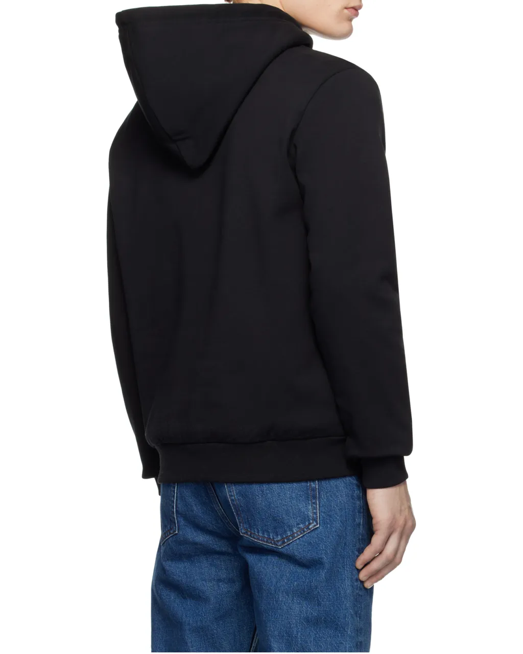 Logo Embroidered Drawstring Hoodie