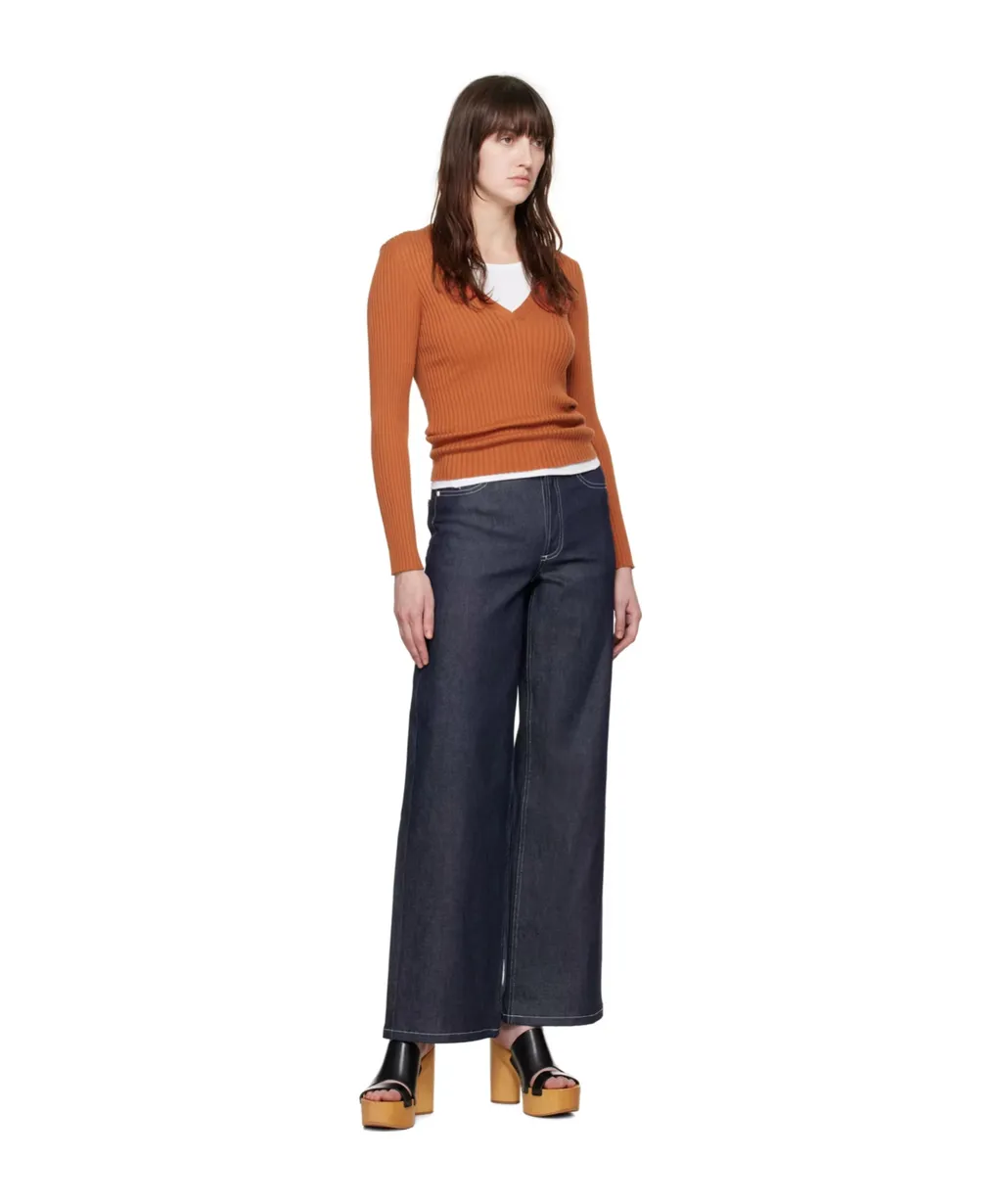 Camille Chunky-Ribbed Jumper