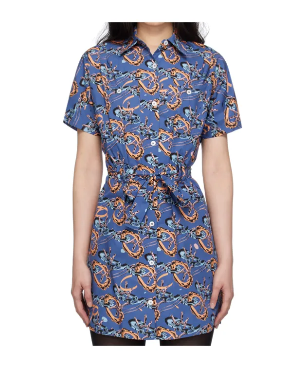 X Brain Dead Button Dress