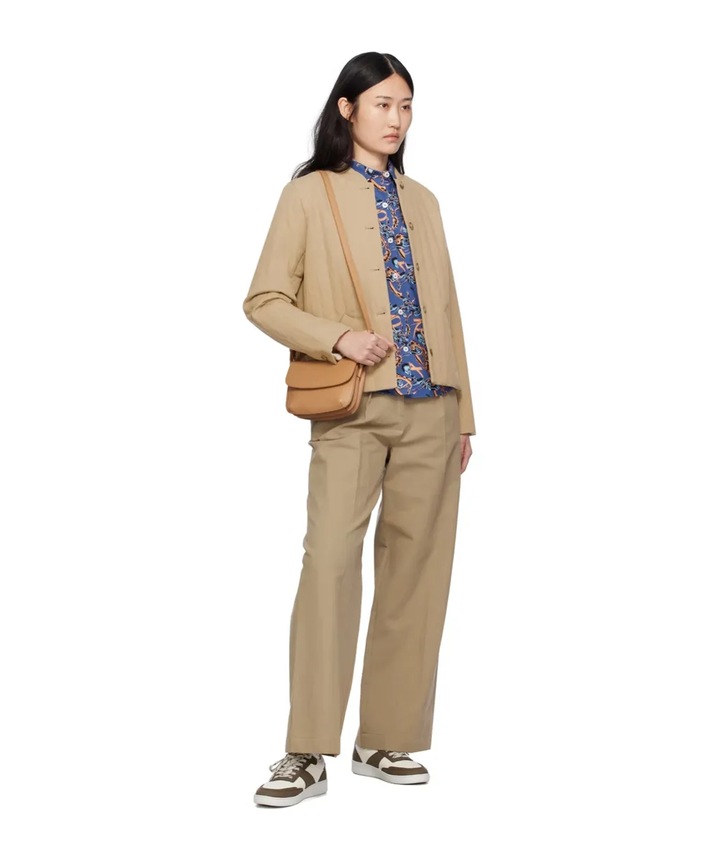 Quilted Stand-Neck Casual Jacket