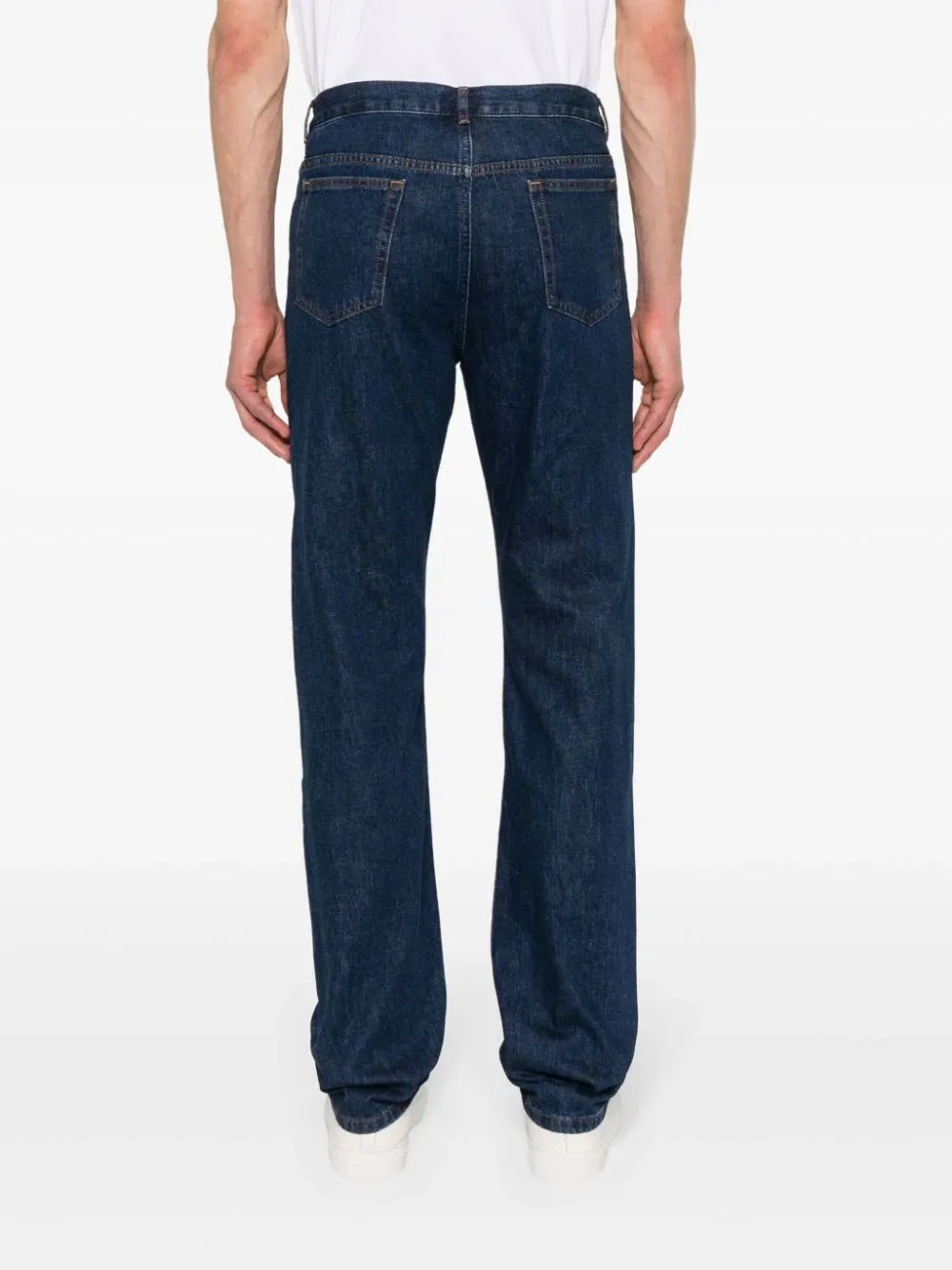 High-Rise Straight-Leg Jeans