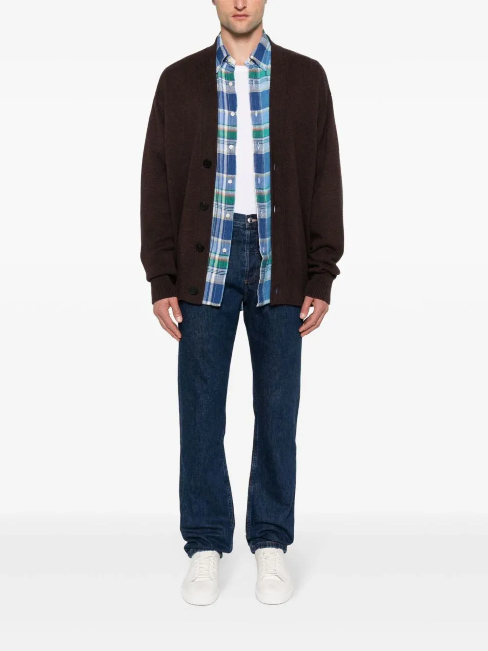 High-Rise Straight-Leg Jeans