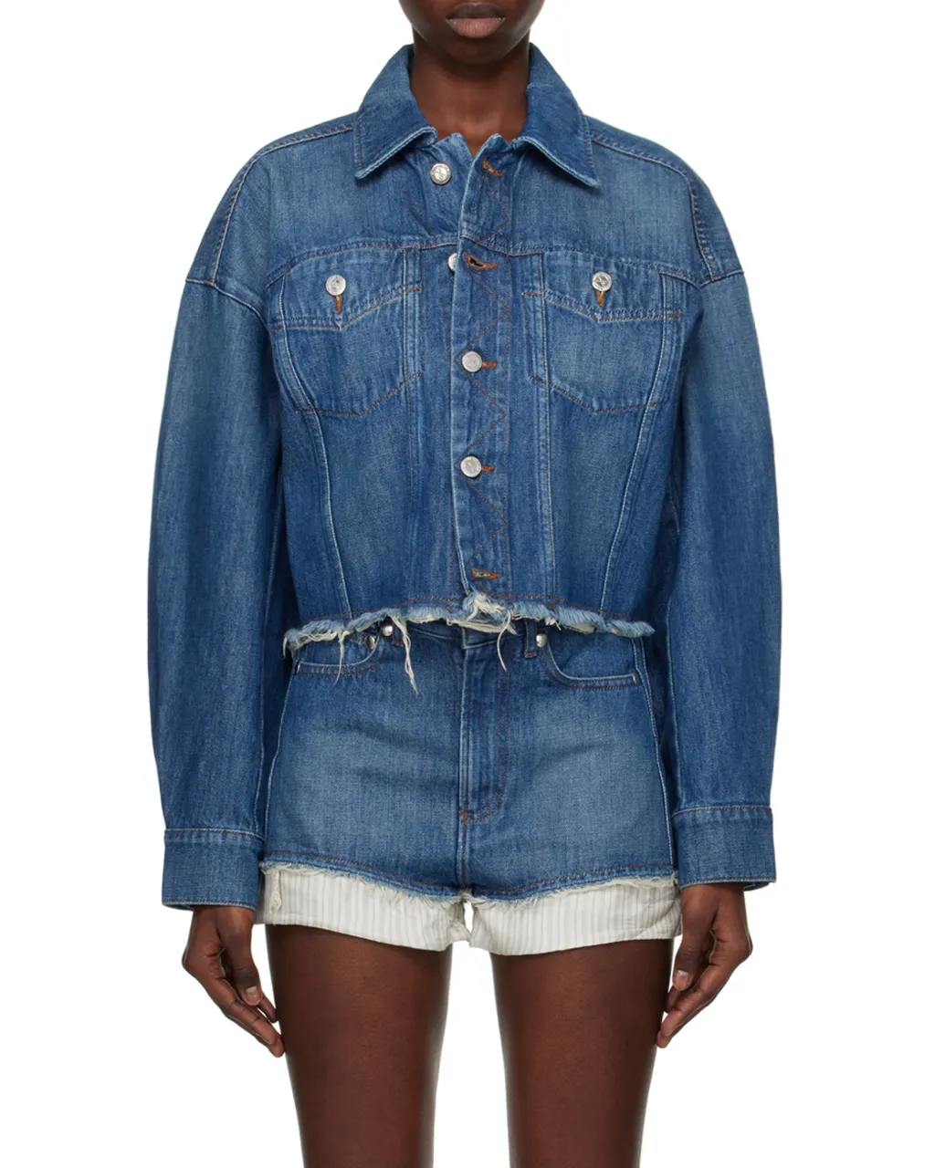 Sainters Cropped Denim Jacket