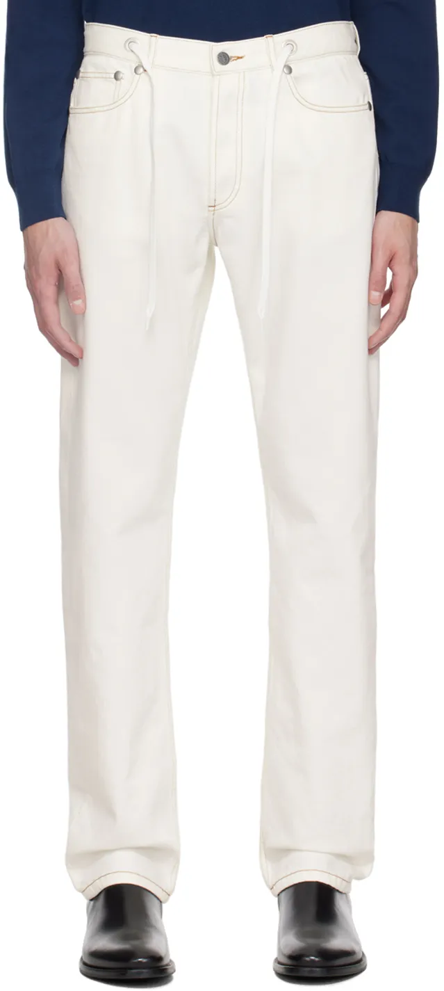 Sureau Mid-Rise Straight-Leg Jeans