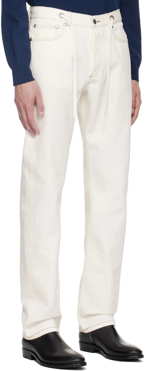 Sureau Mid-Rise Straight-Leg Jeans