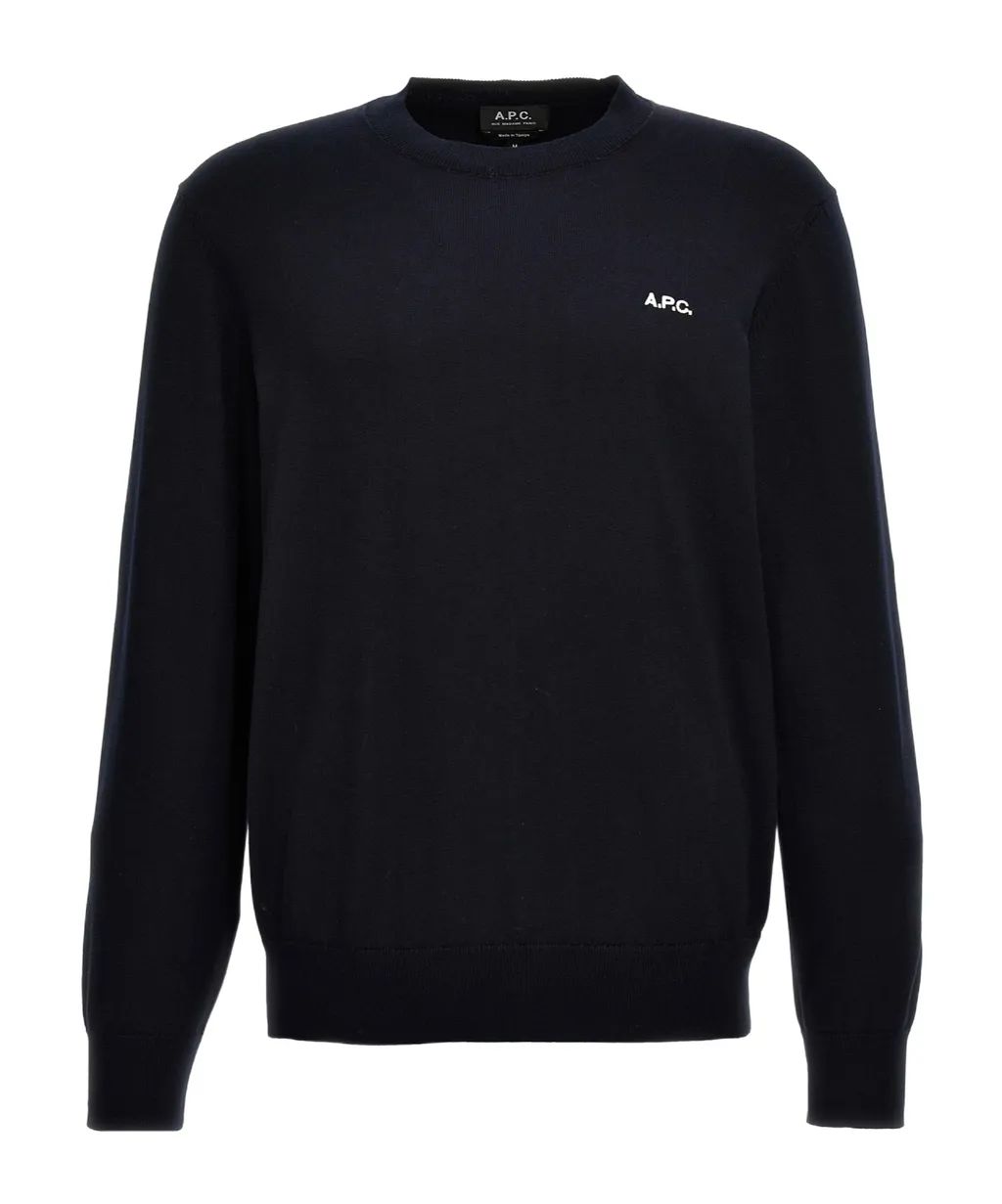 Logo Embroidered Knit Jumper