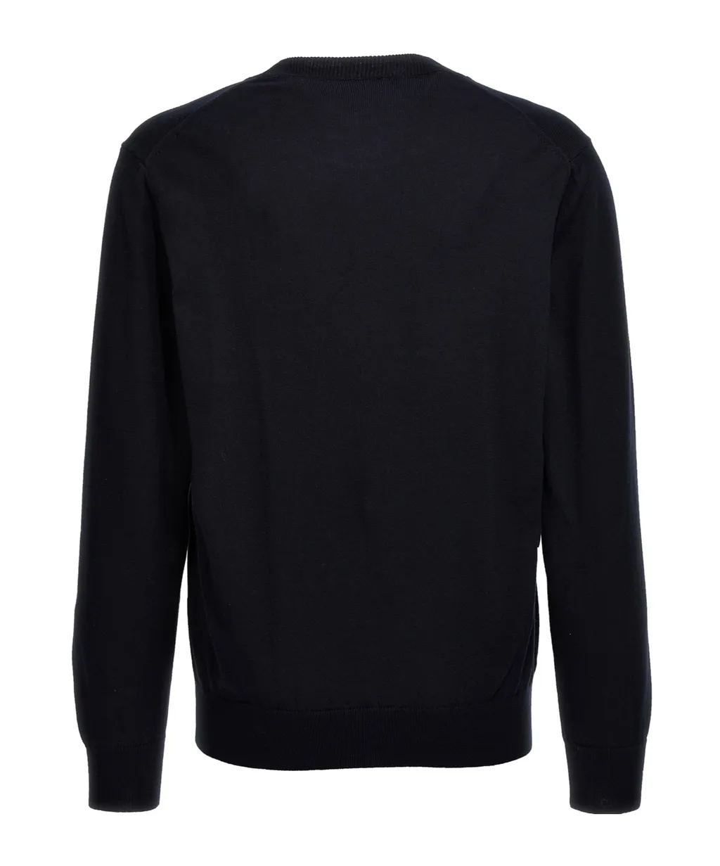 Logo Embroidered Knit Jumper