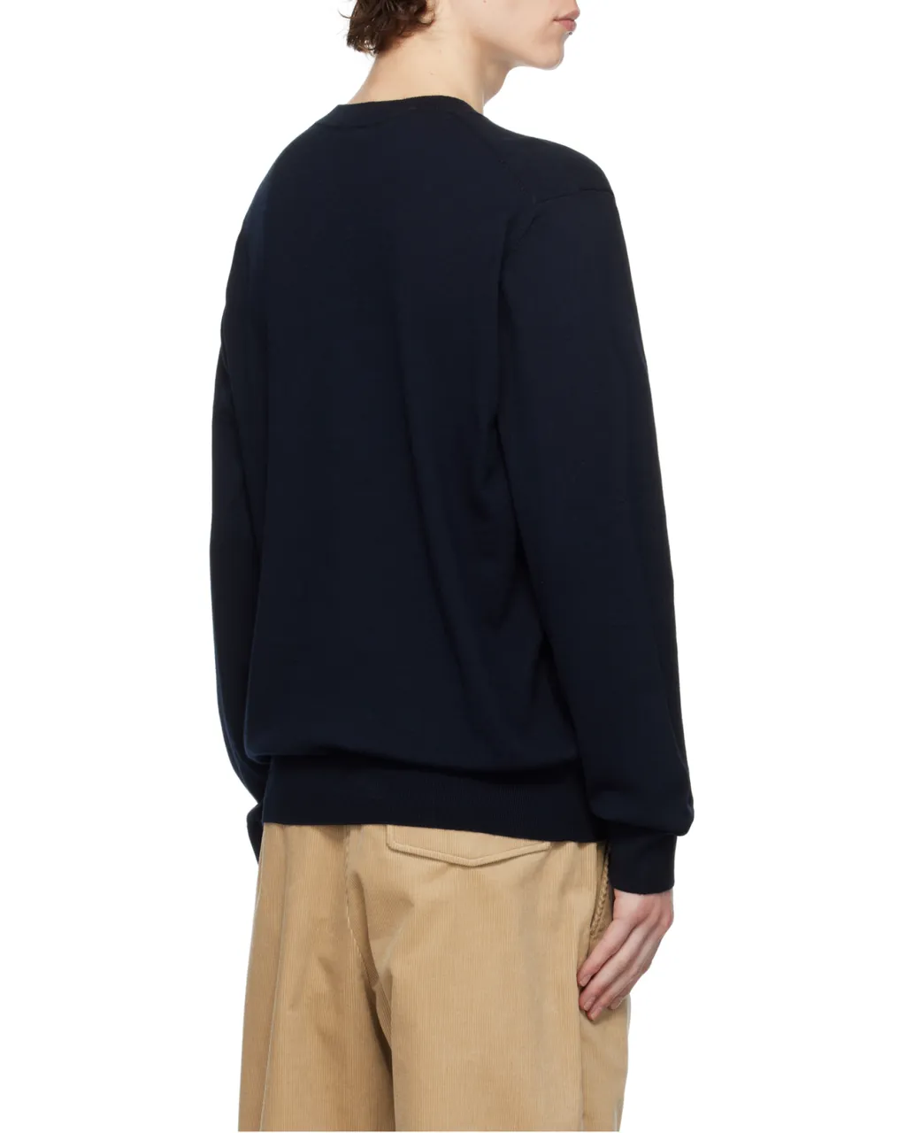 Logo Embroidered Knit Jumper
