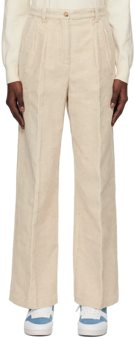 Tressle Straight Leg Corduroy Trousers