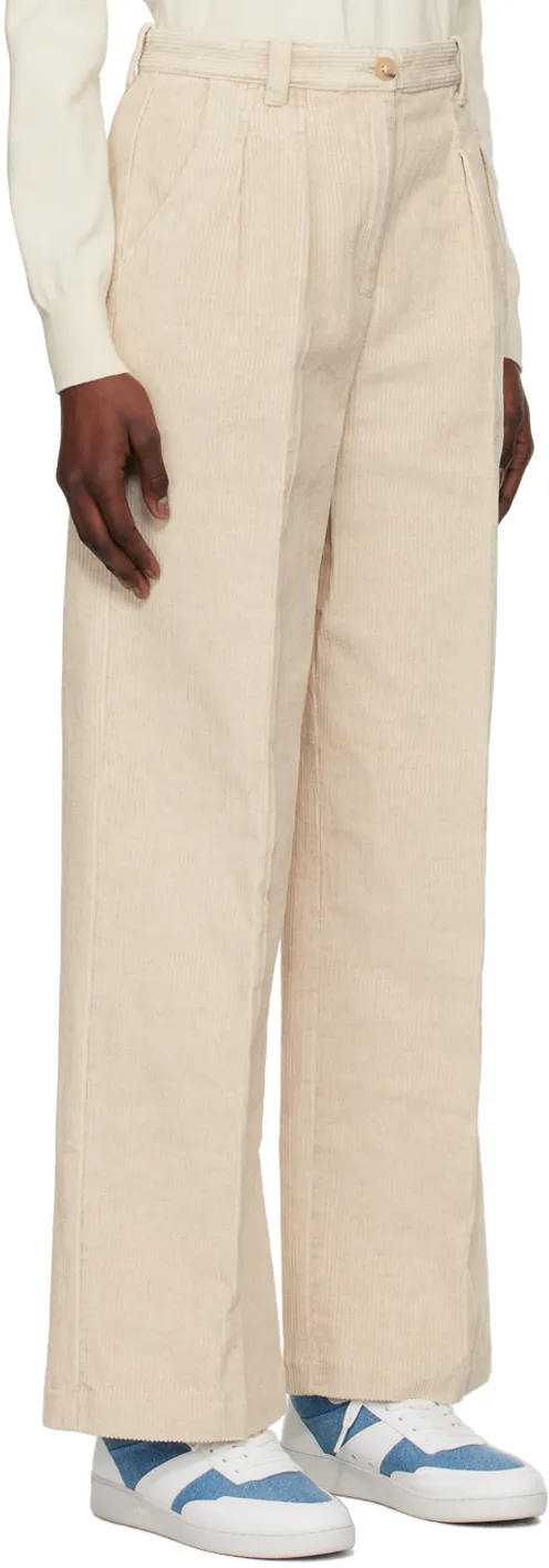 Tressle Straight Leg Corduroy Trousers