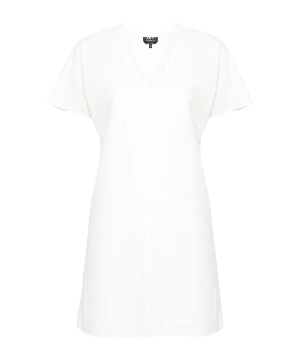 Pleat-Detail Dress