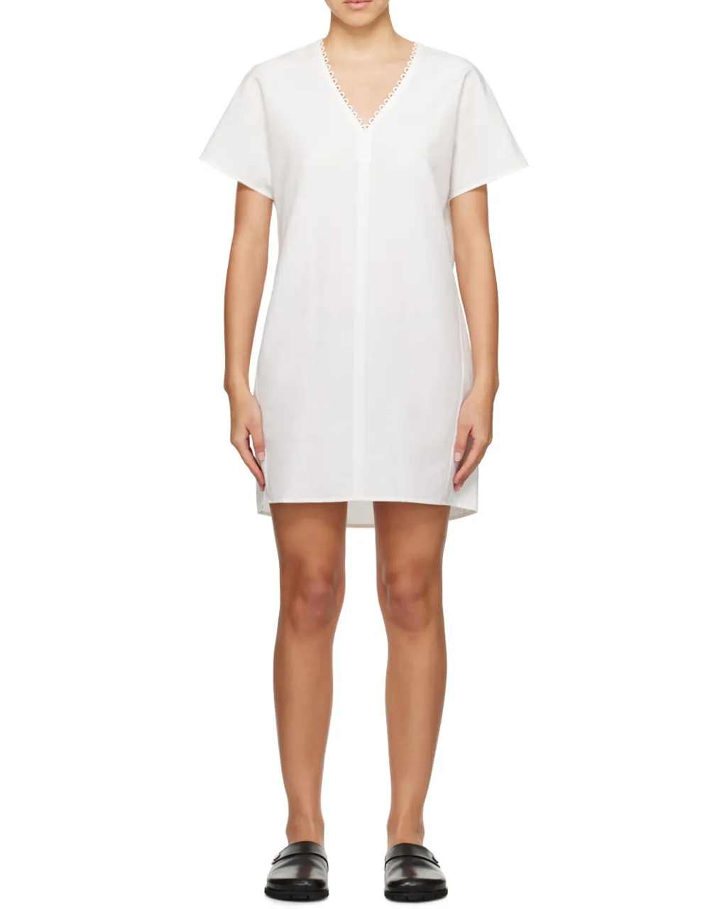 Pleat-Detail Dress