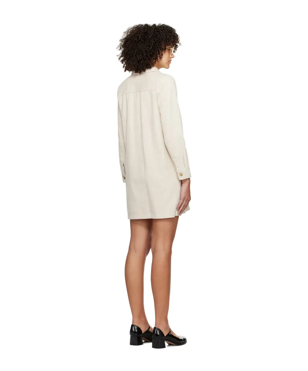 Lapel Long-Sleeved Dress