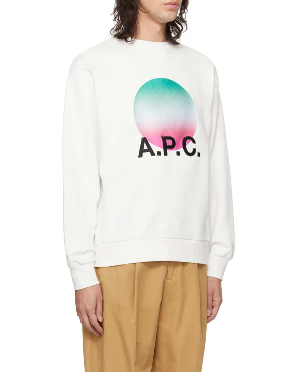 Graphic Printed Crewneck Sweatshirt