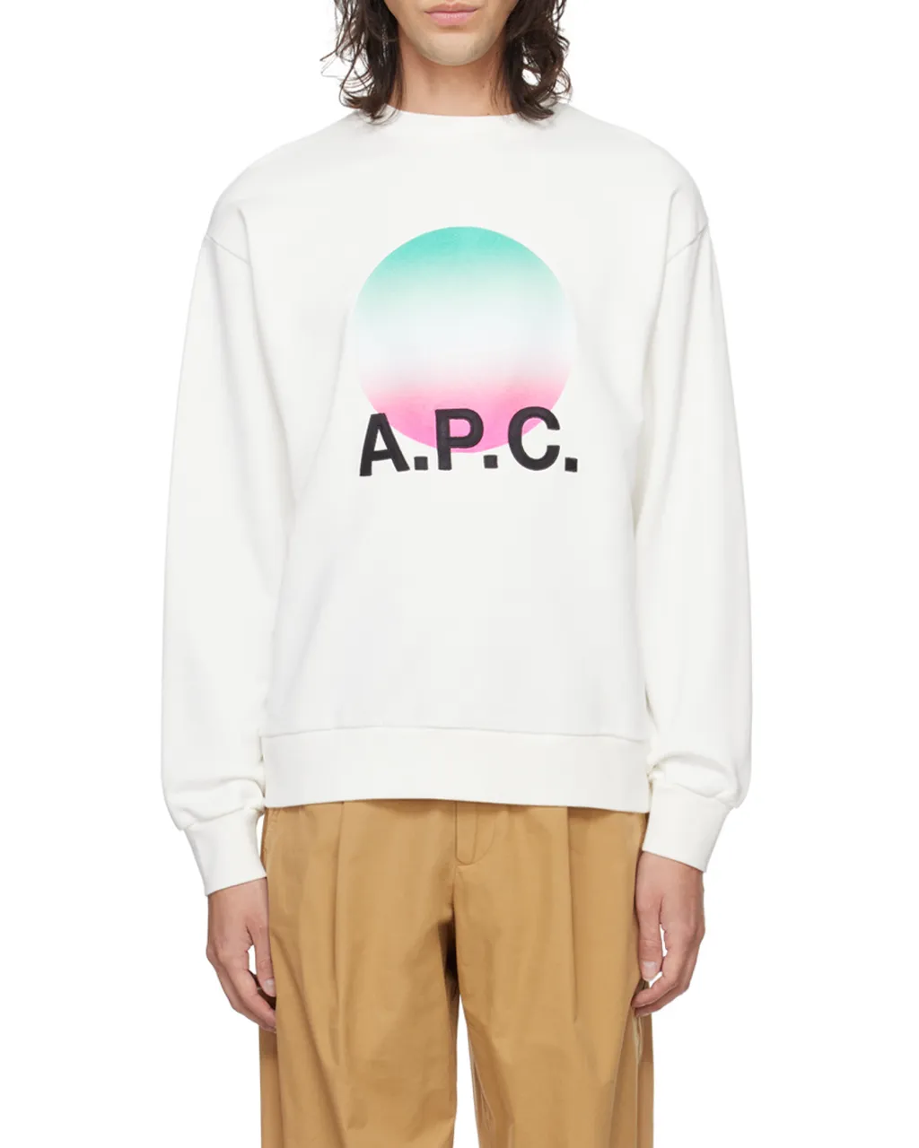 Graphic Printed Crewneck Sweatshirt