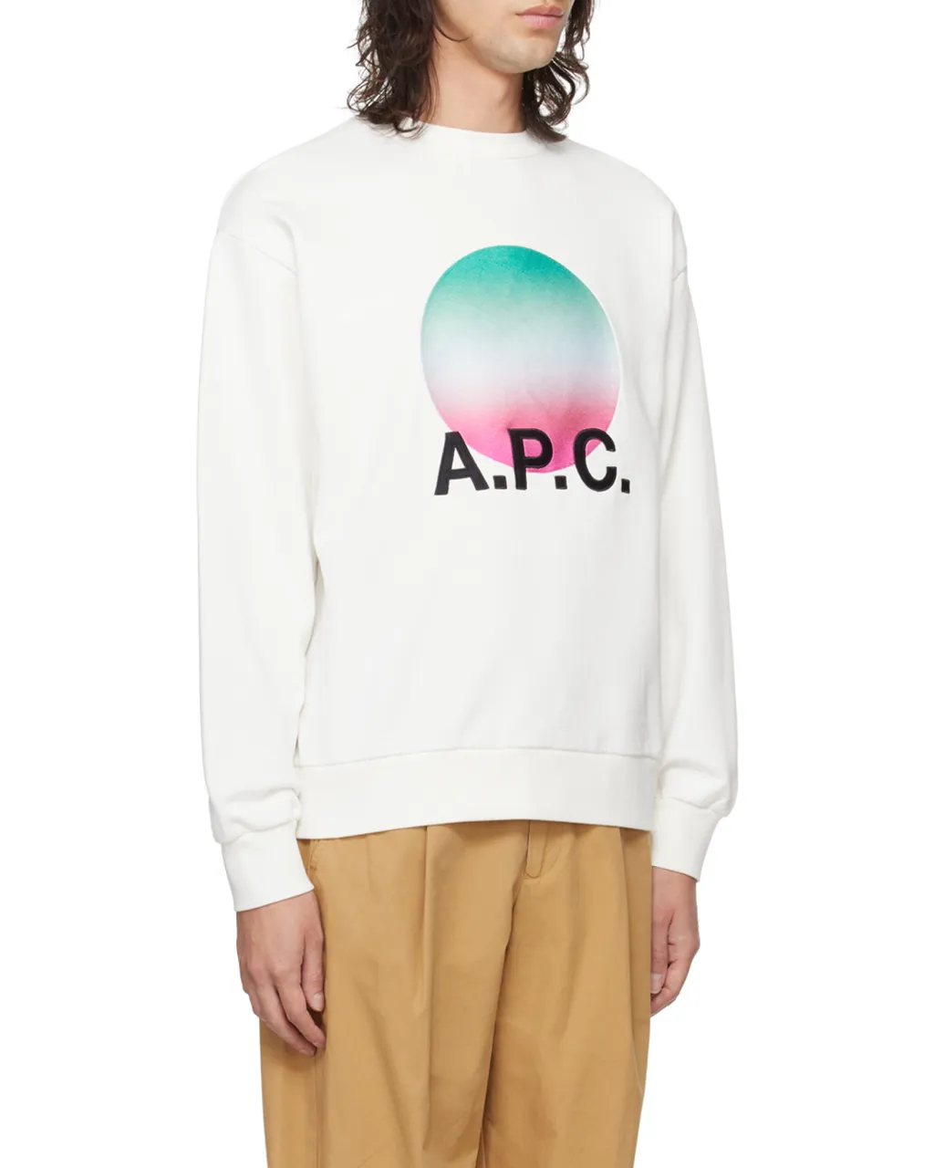 Graphic Printed Crewneck Sweatshirt