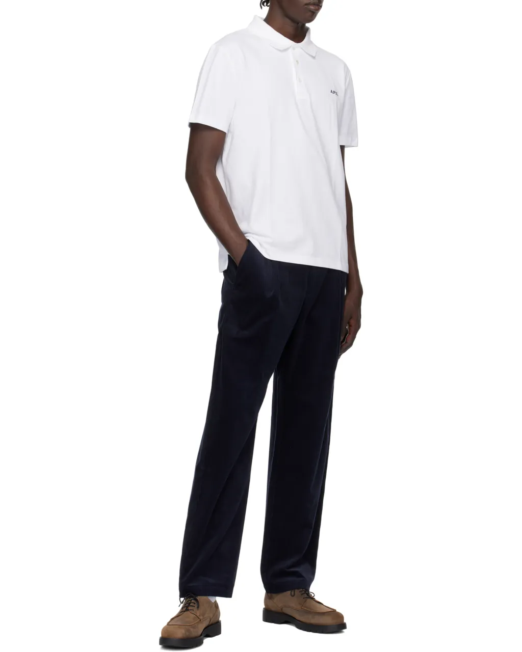 Logo Embroidered Short-Sleeved Polo Shirt