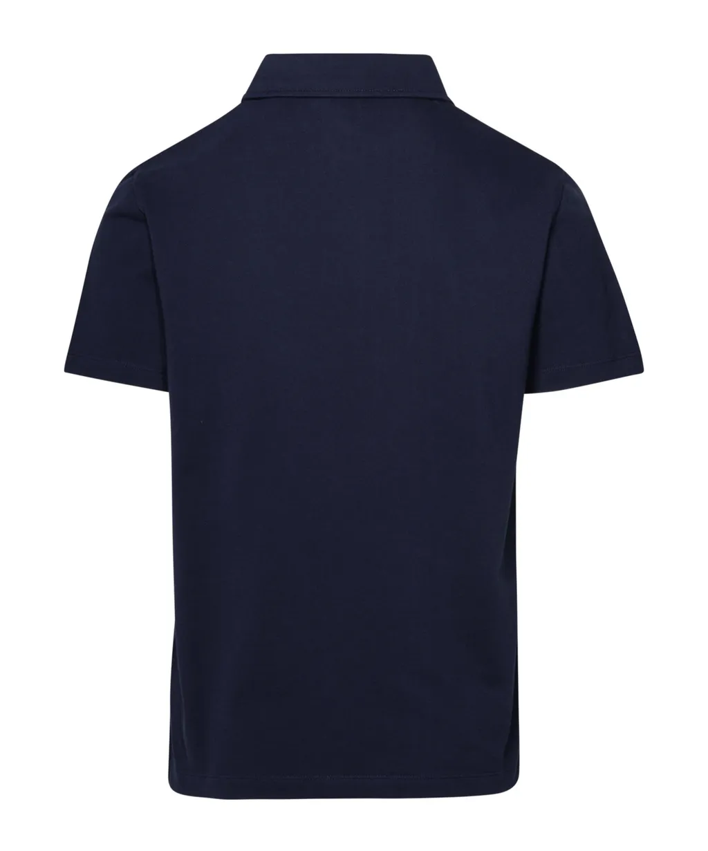 Logo Embroidered Short-Sleeved Polo Shirt