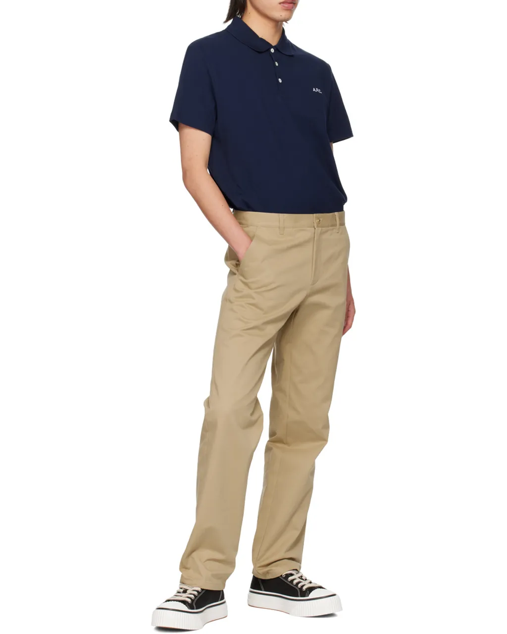 Logo Embroidered Short-Sleeved Polo Shirt