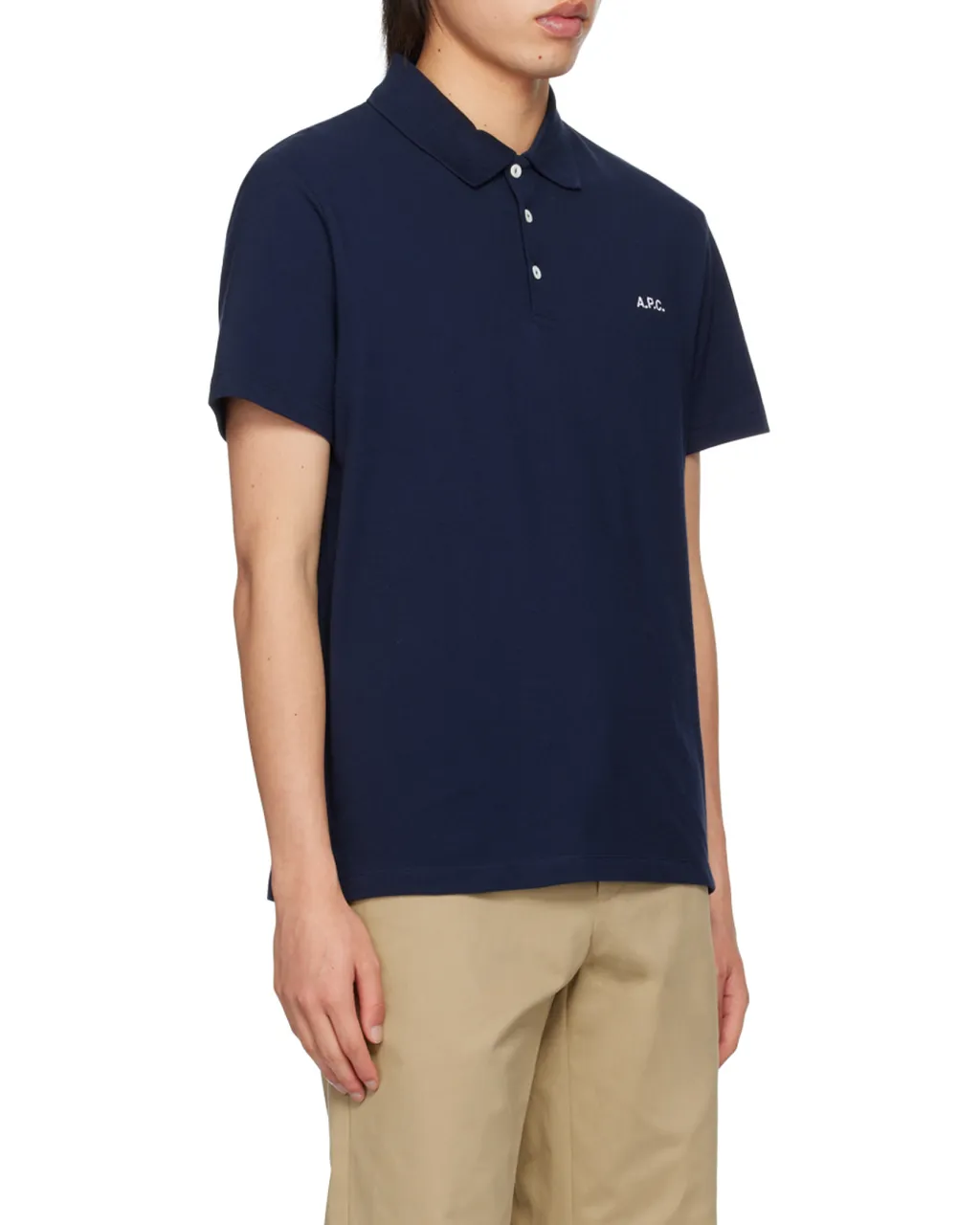 Logo Embroidered Short-Sleeved Polo Shirt