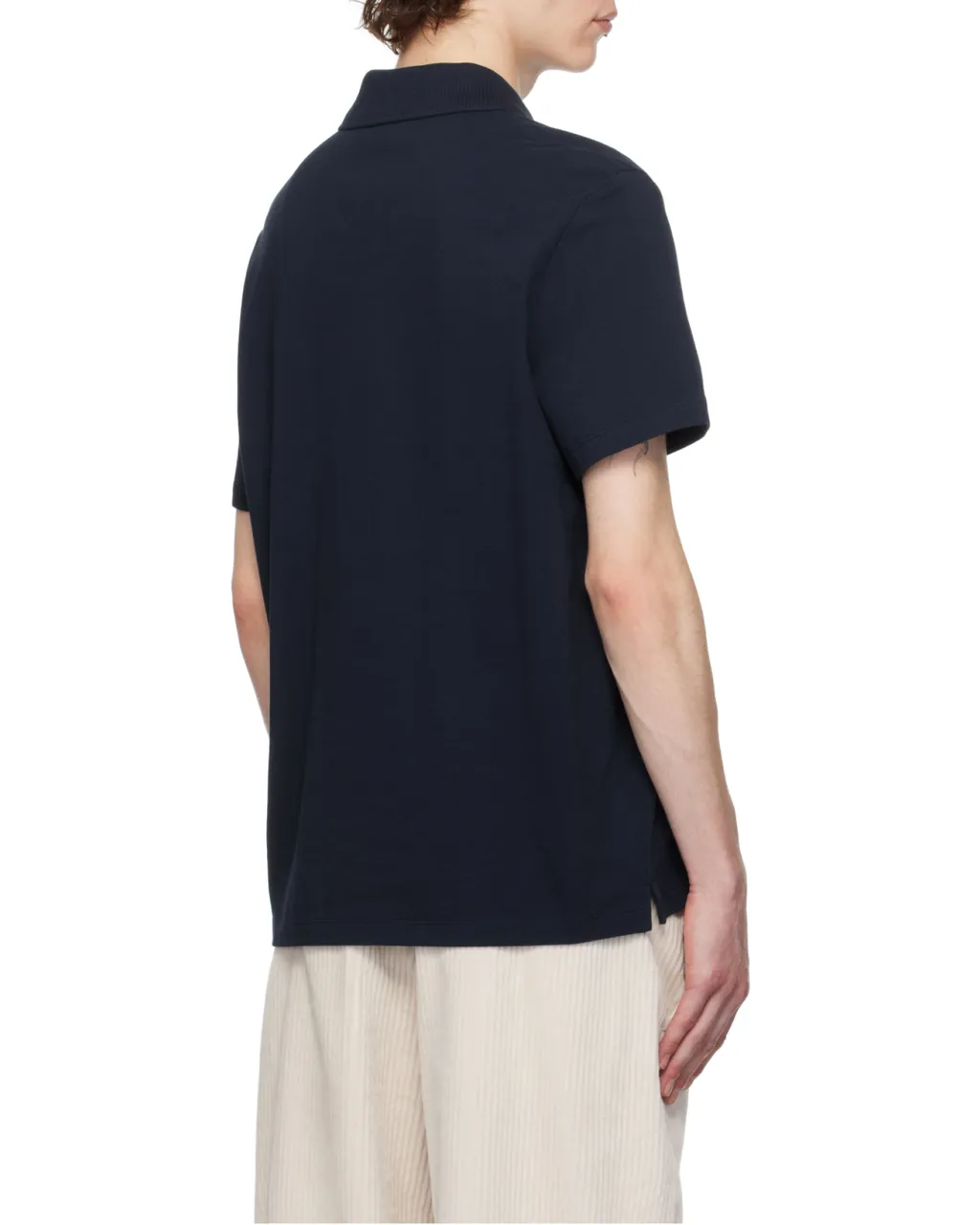 Logo Embroidered Short-Sleeved Polo Shirt