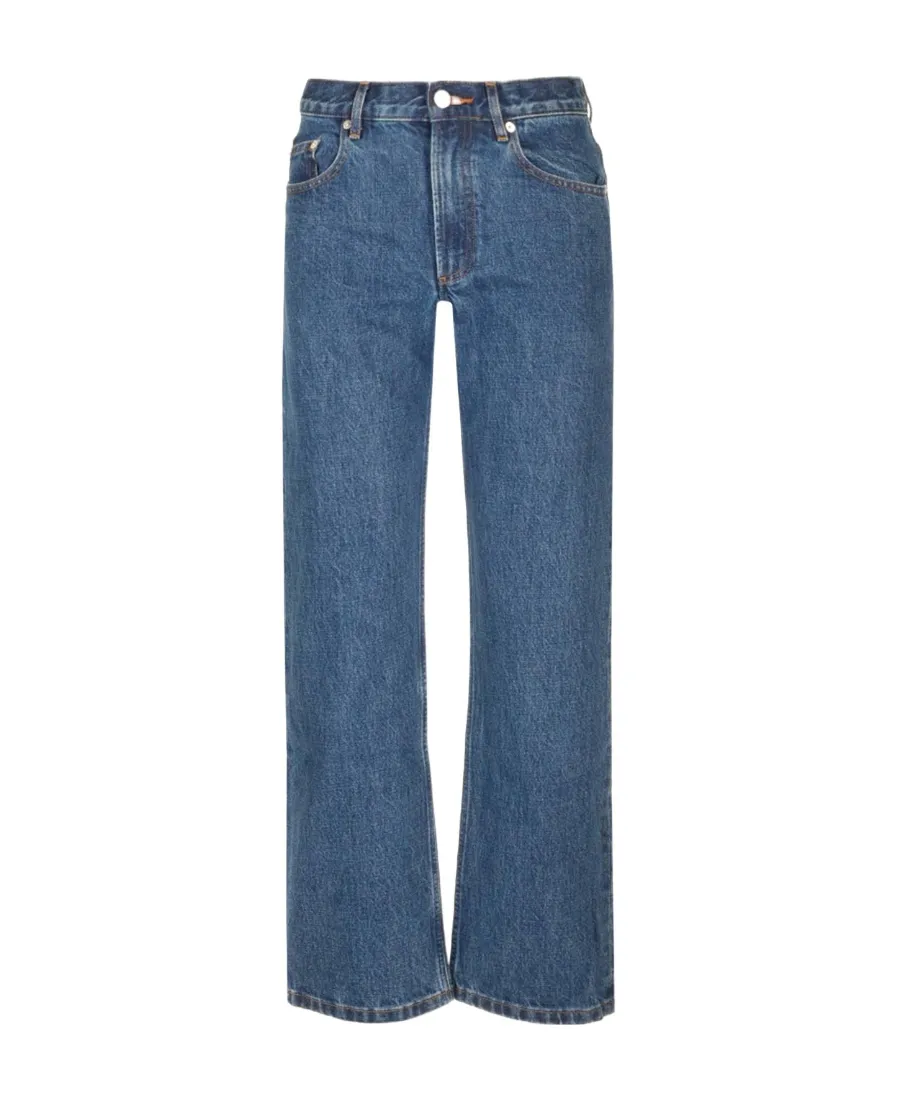 Relaxed Straight-Leg Jeans