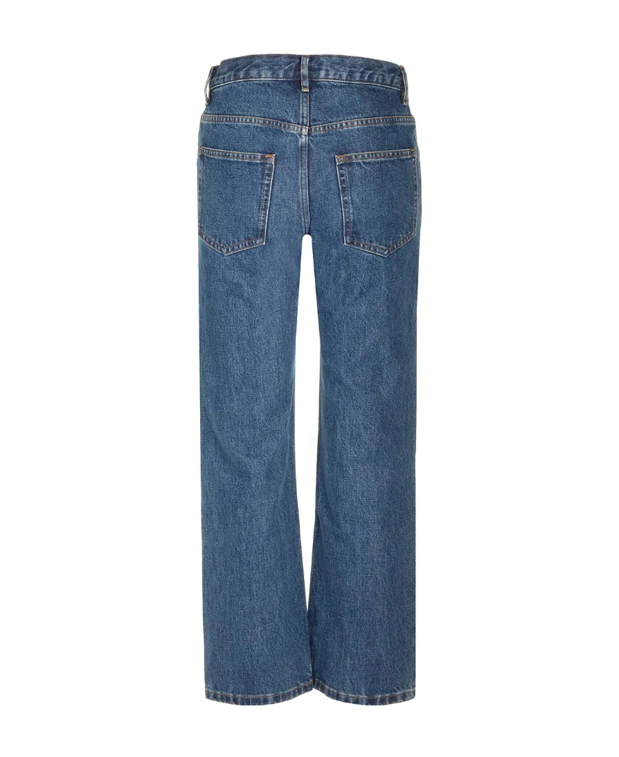 Relaxed Straight-Leg Jeans
