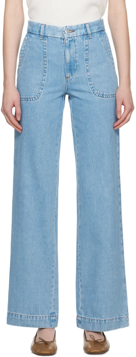 High Waist Four Pocket Jeans
