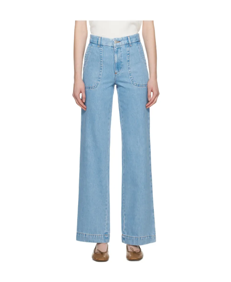 High Waist Four Pocket Jeans
