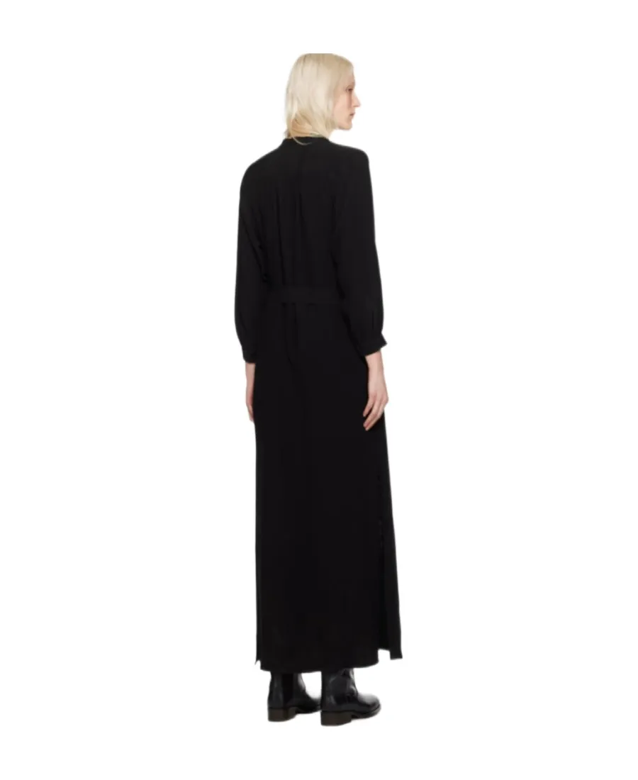Seersucker Maxi Shirt Dress