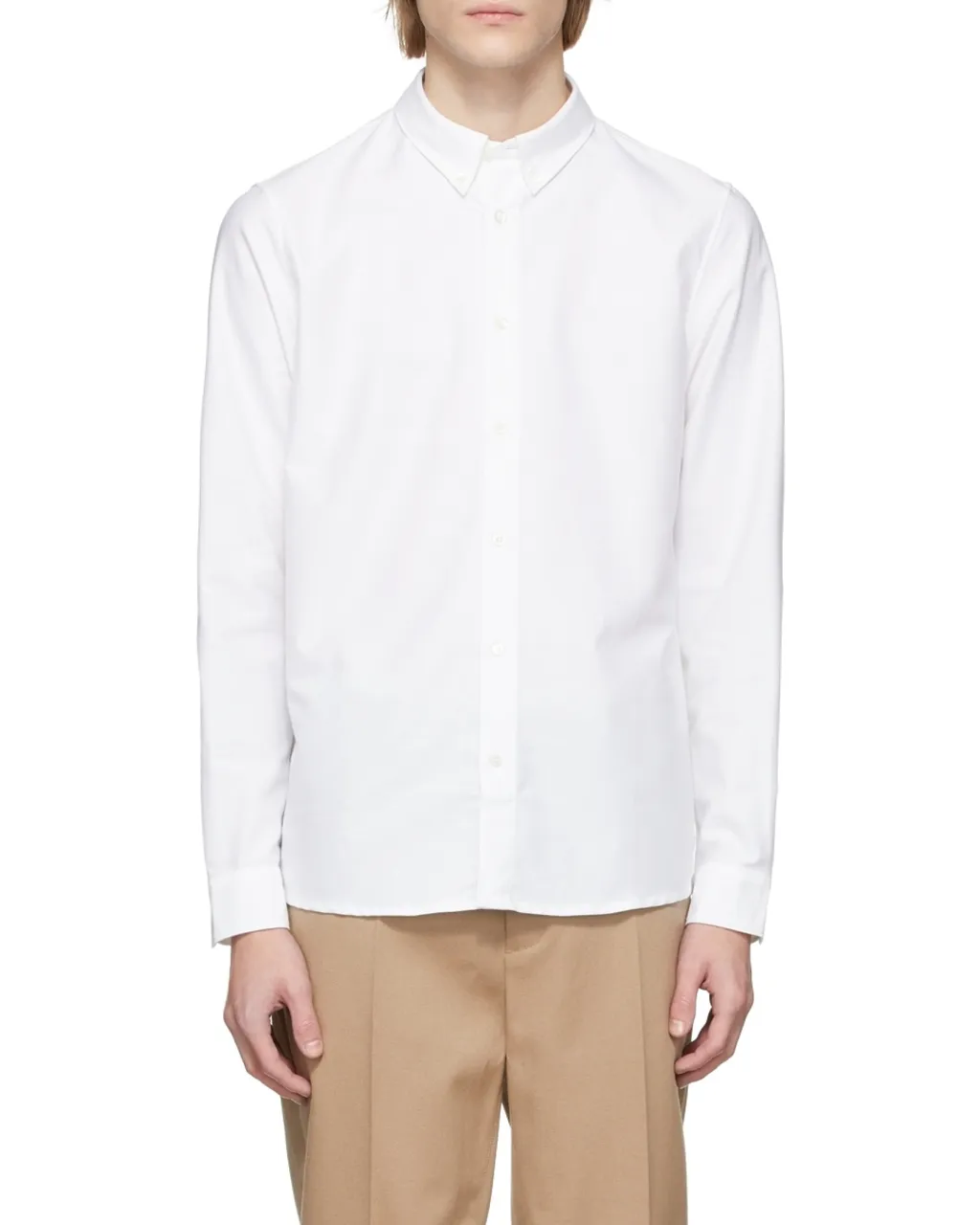 Buttoned Long-Sleeved Shirt