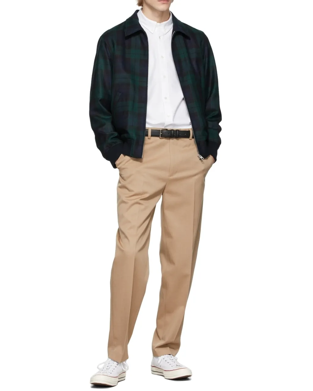 Buttoned Long-Sleeved Shirt