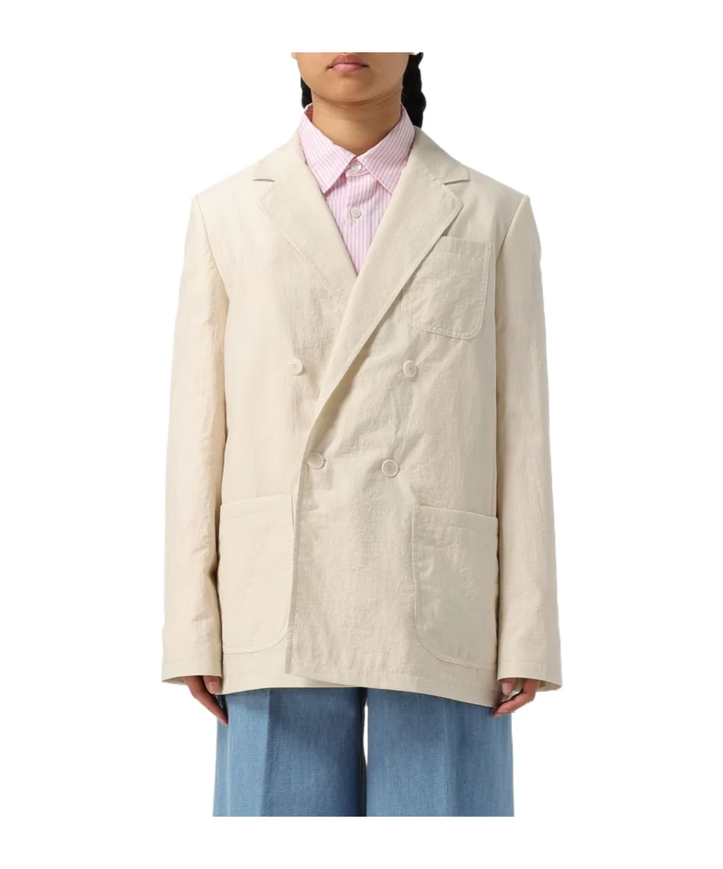 Double-Breasted Tailored Blazer