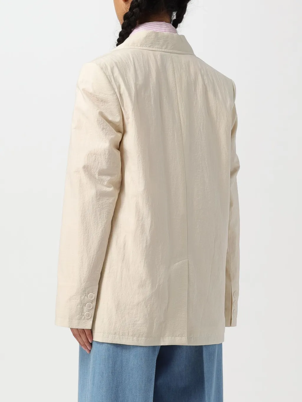 Double-Breasted Tailored Blazer