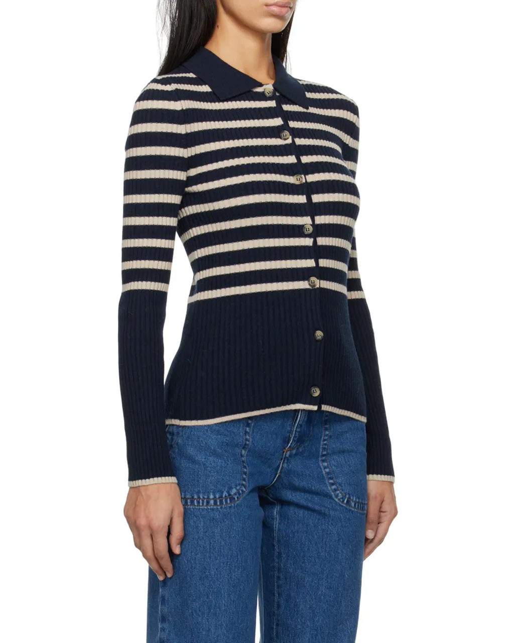 Striped Knit Cardigan