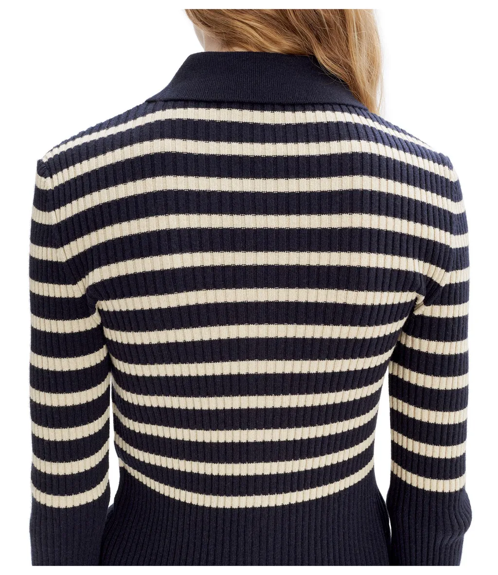 Striped Knit Cardigan