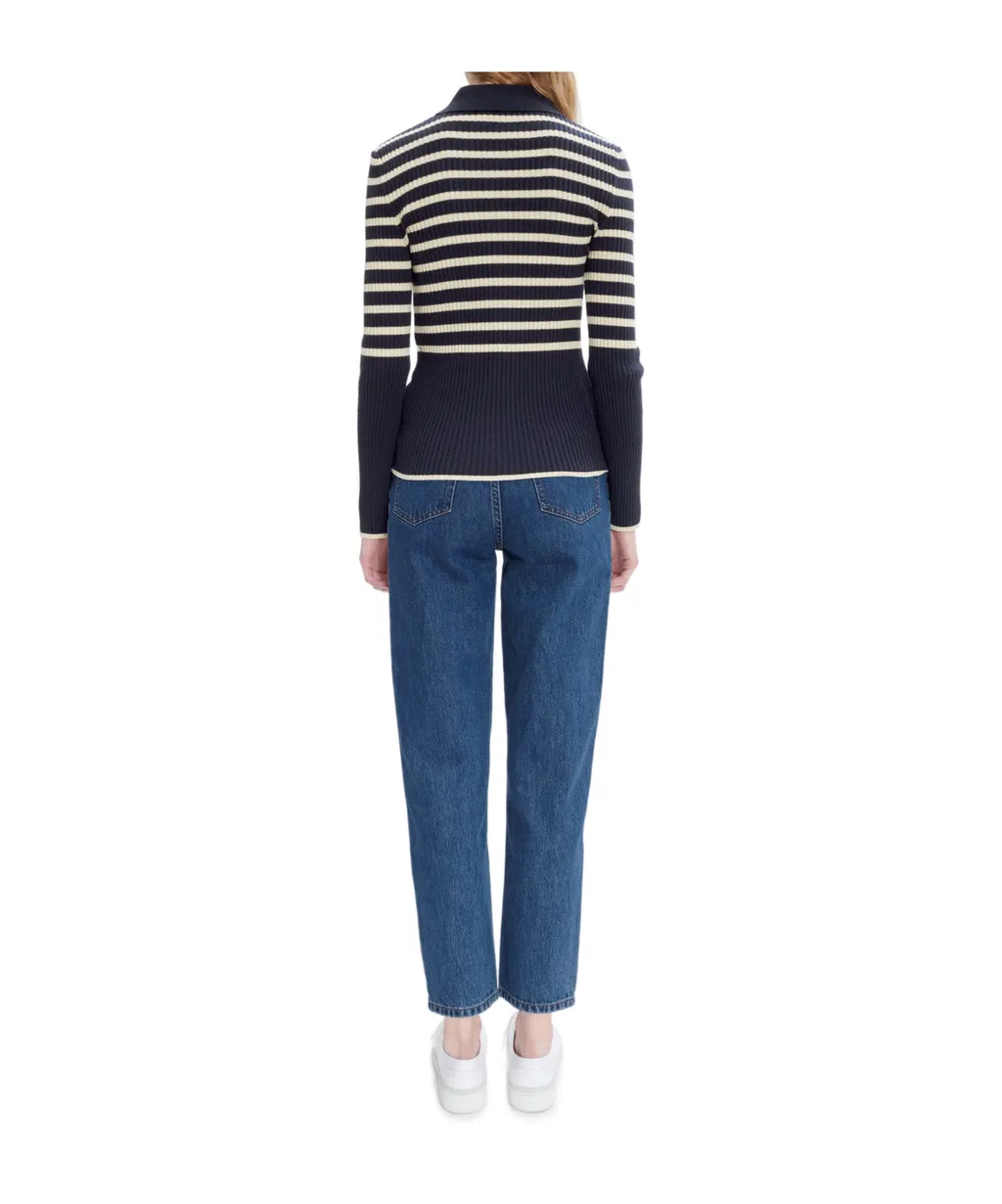 Striped Knit Cardigan