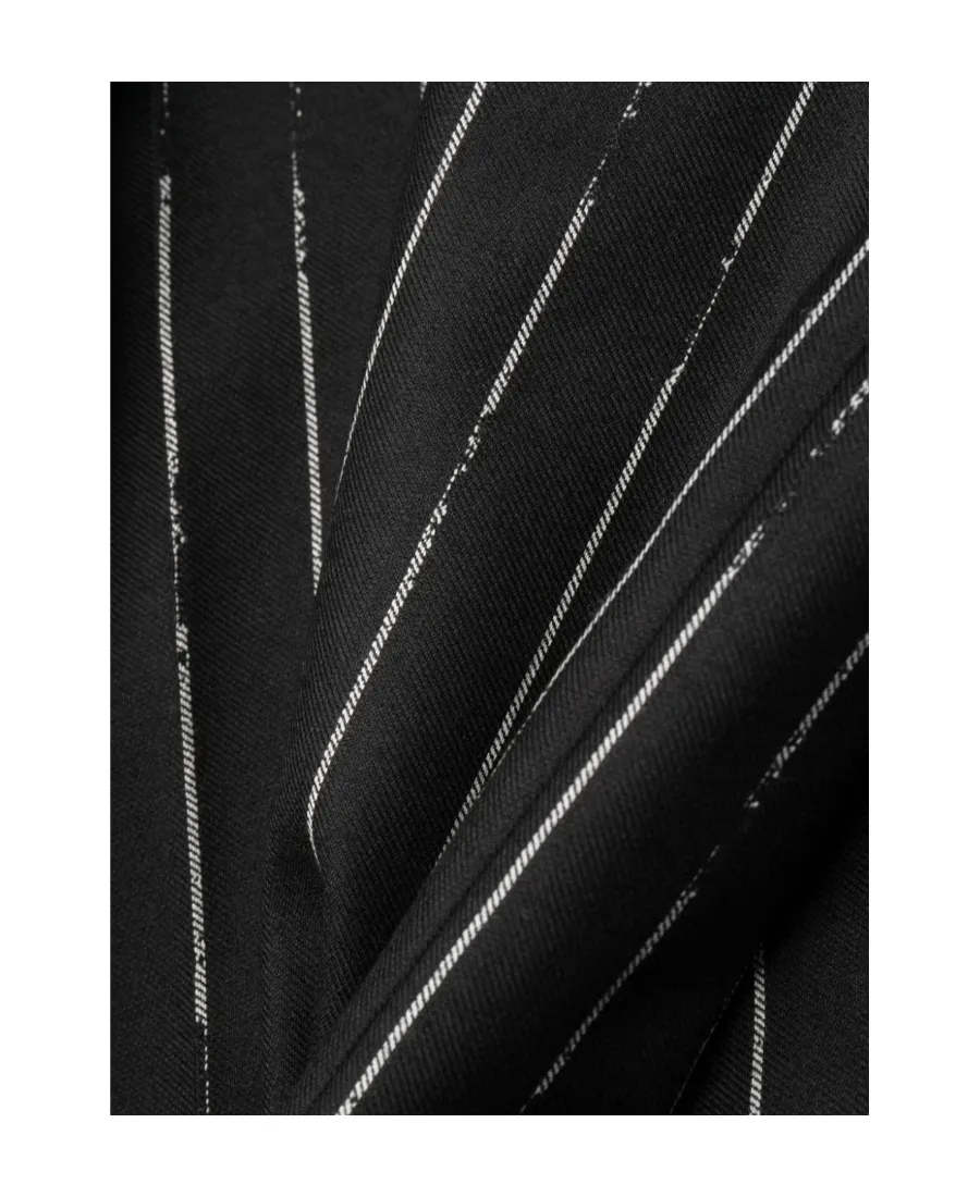 Striped Straight-Leg Pants
