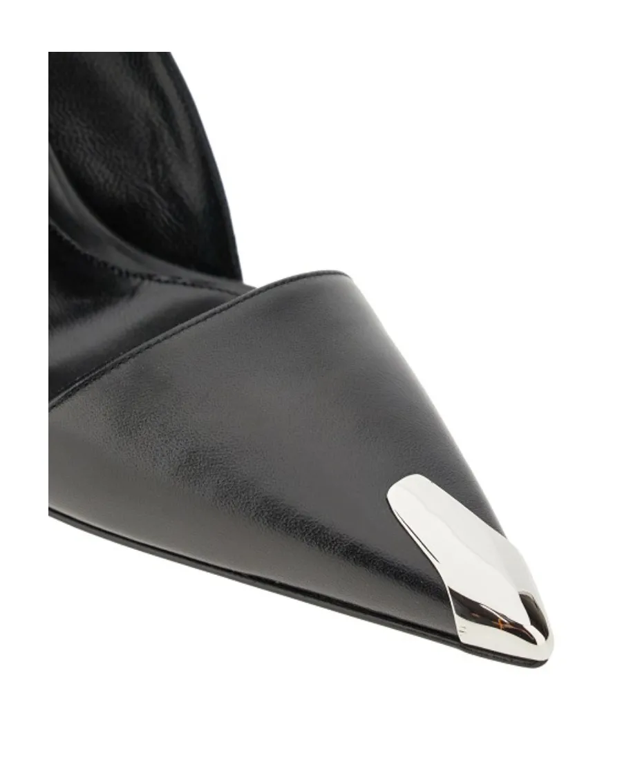 Pointed-Toe High-Heeled Pumps