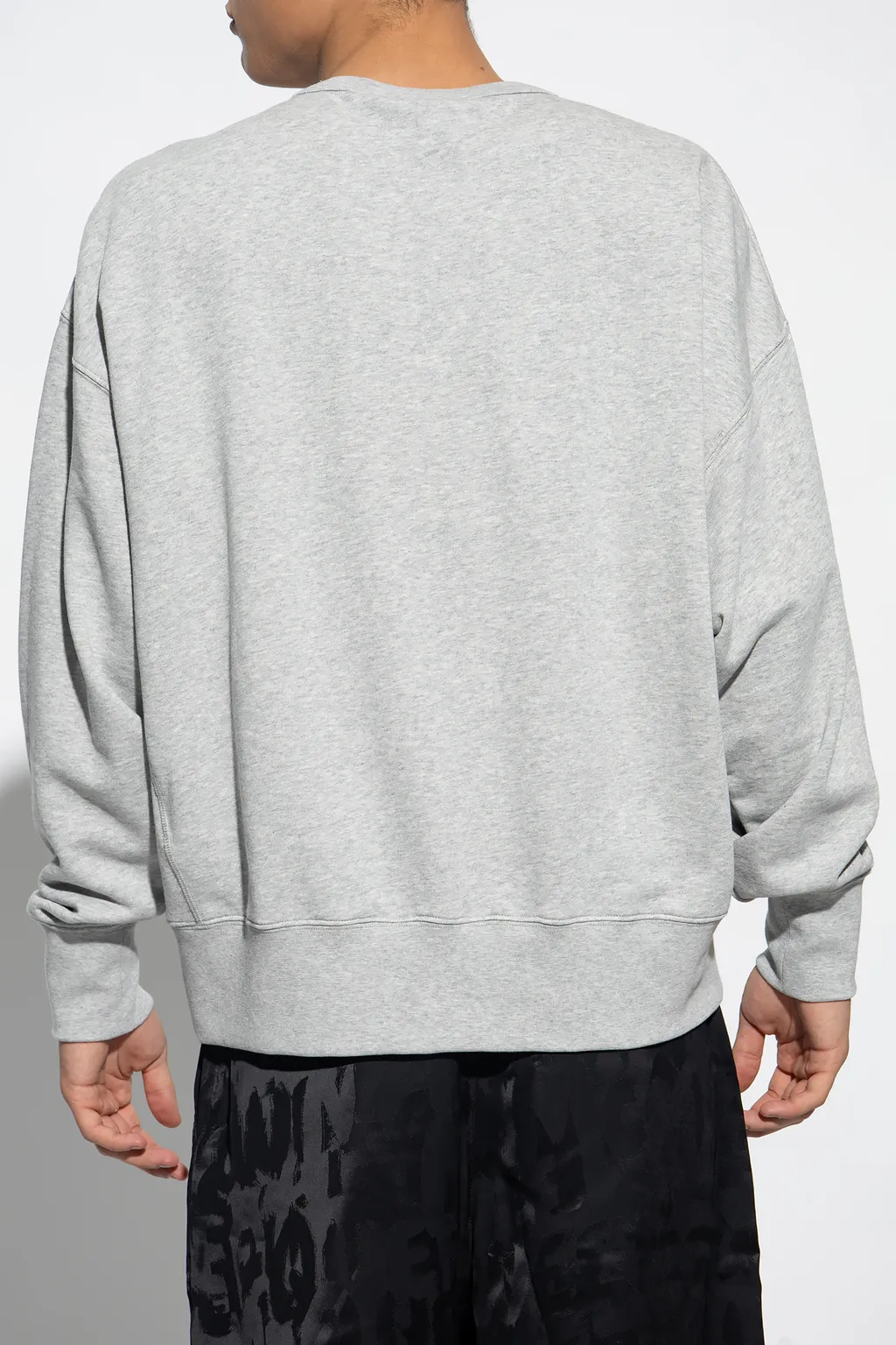 Skull Motif Crewneck Sweatshirt