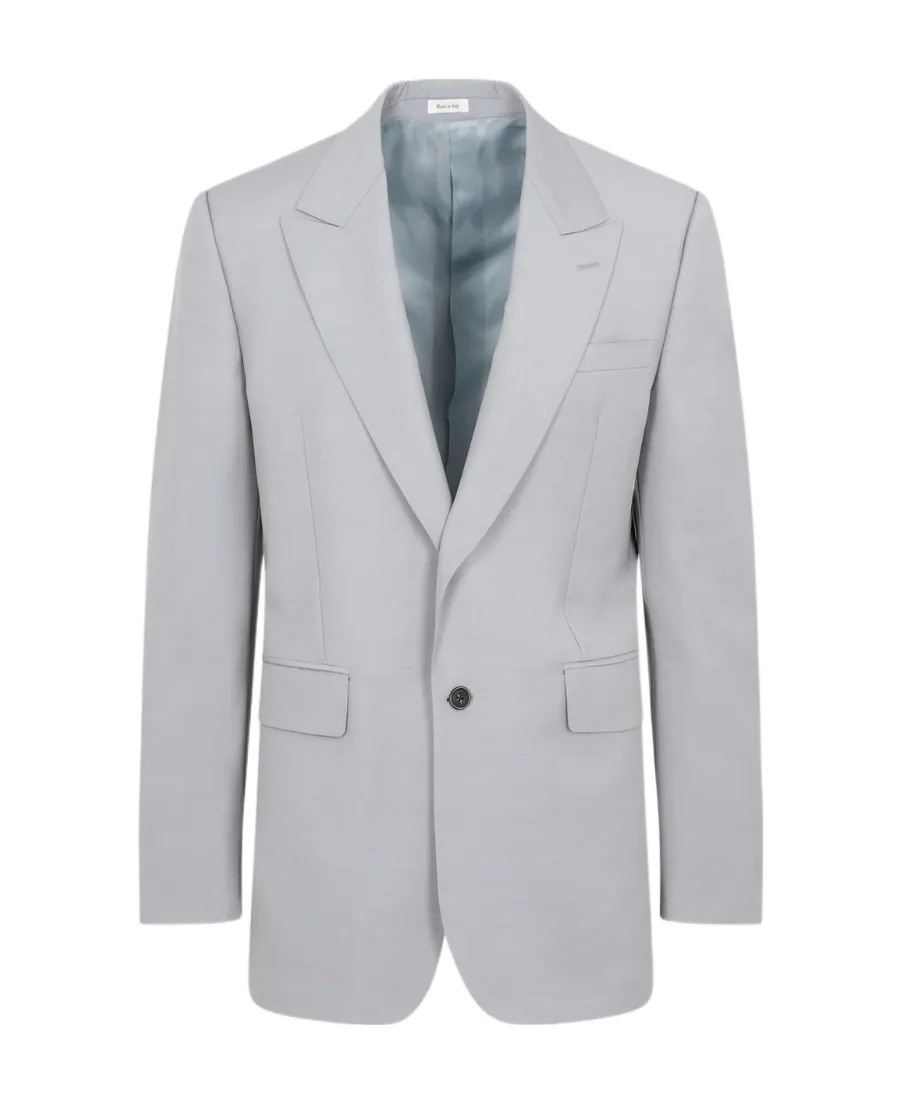 Single-Breasted Long-Sleeved Blazer